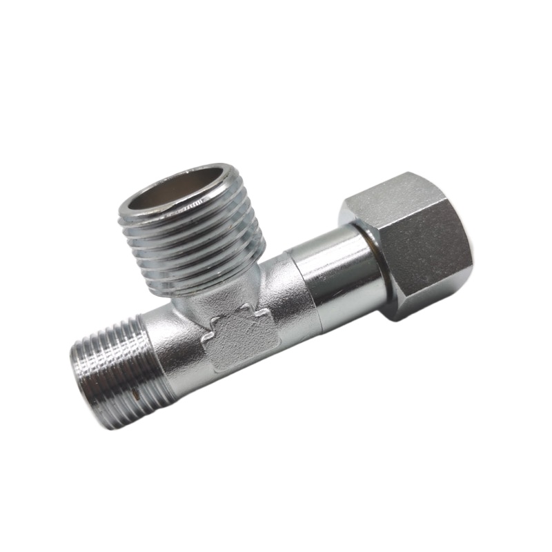 Plumbing - Nickel-Plated Brass Union Reducer Tee G3/8