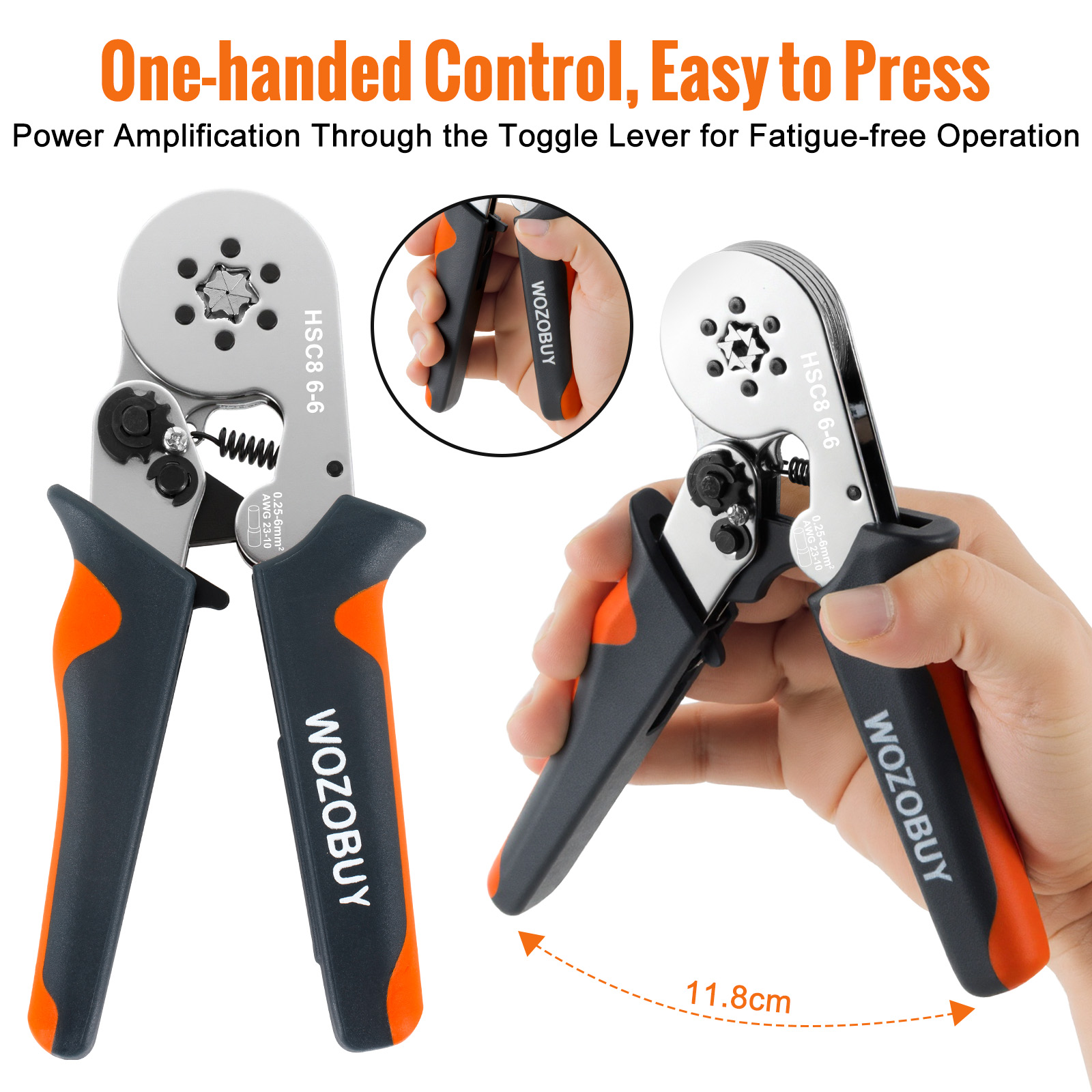 WOZOBUY Ferrule Crimping Tool  - Automatic Wire Stripper Cutter 评论和价格