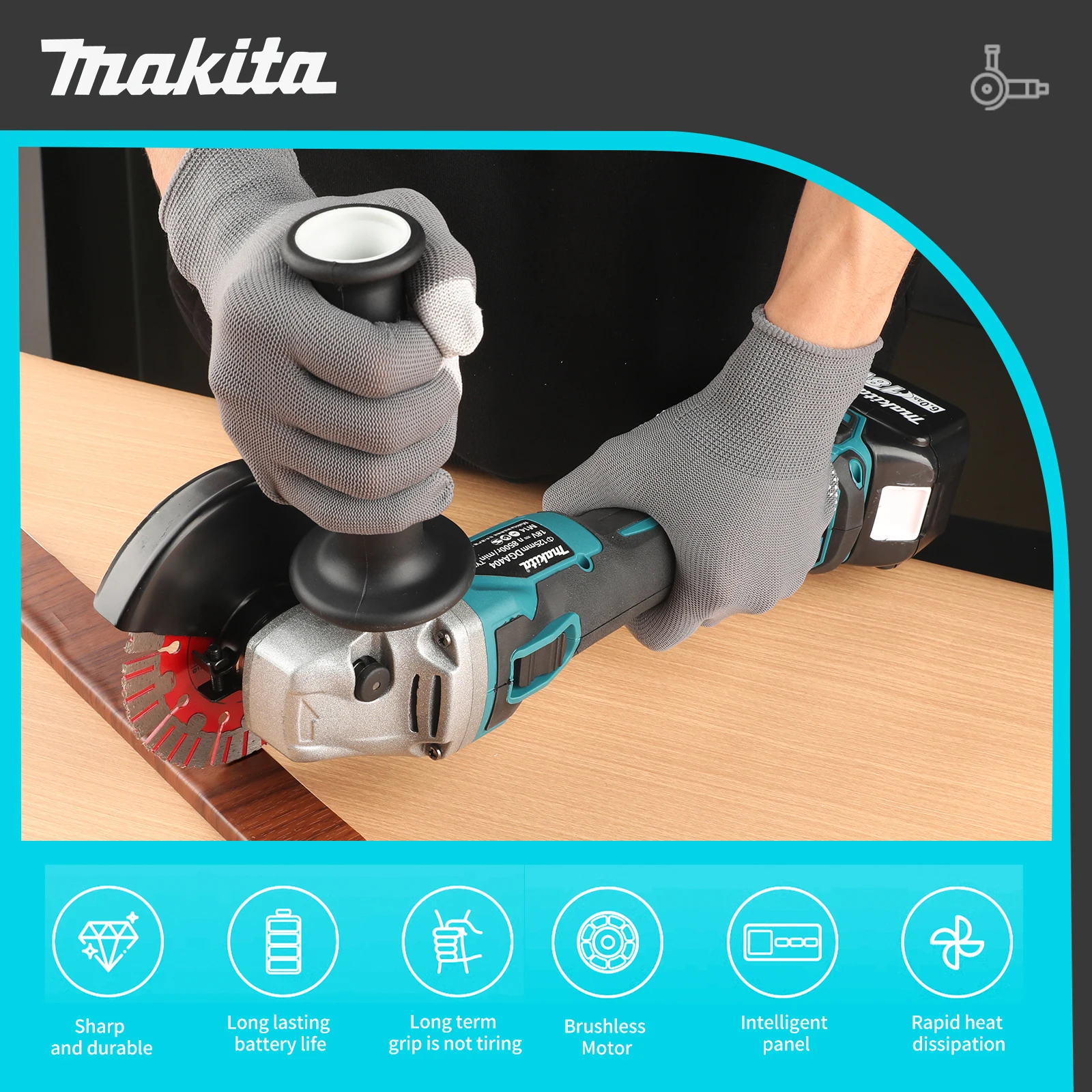 For Makita 18v Battery Pins DG - Brushless Angle Grinder Battery Powered 评论和价格