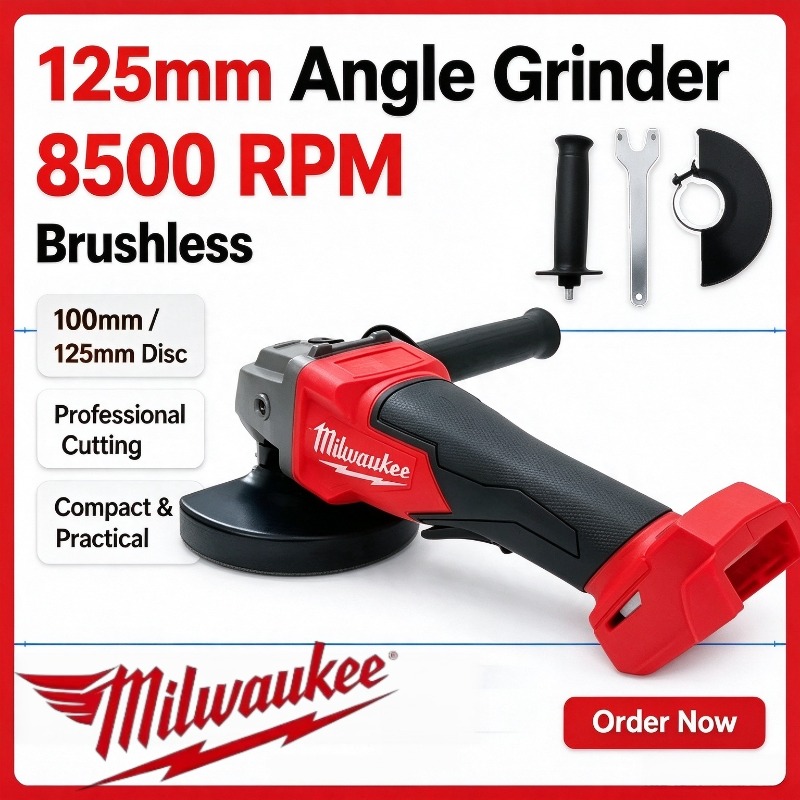 Milwaukee 125mm Brushless Angl - Brushless Angle Grinder Battery Powered 评论和价格