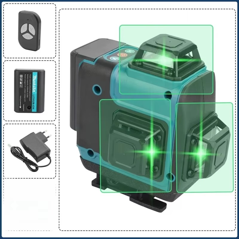 Makita 360° Horizontal/Vertica - Laser Level 16 Lines 4D Green 评论和价格